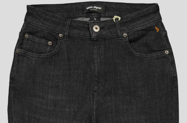 White Pigeon - PANTALON JEANS SLIM FIT EN DENIM STRETCH - Noir Medium 3