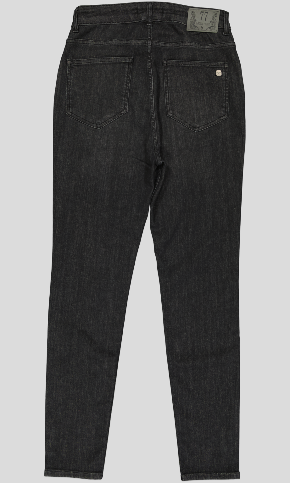 White Pigeon - PANTALON JEANS SLIM FIT EN DENIM STRETCH - Noir Medium 5