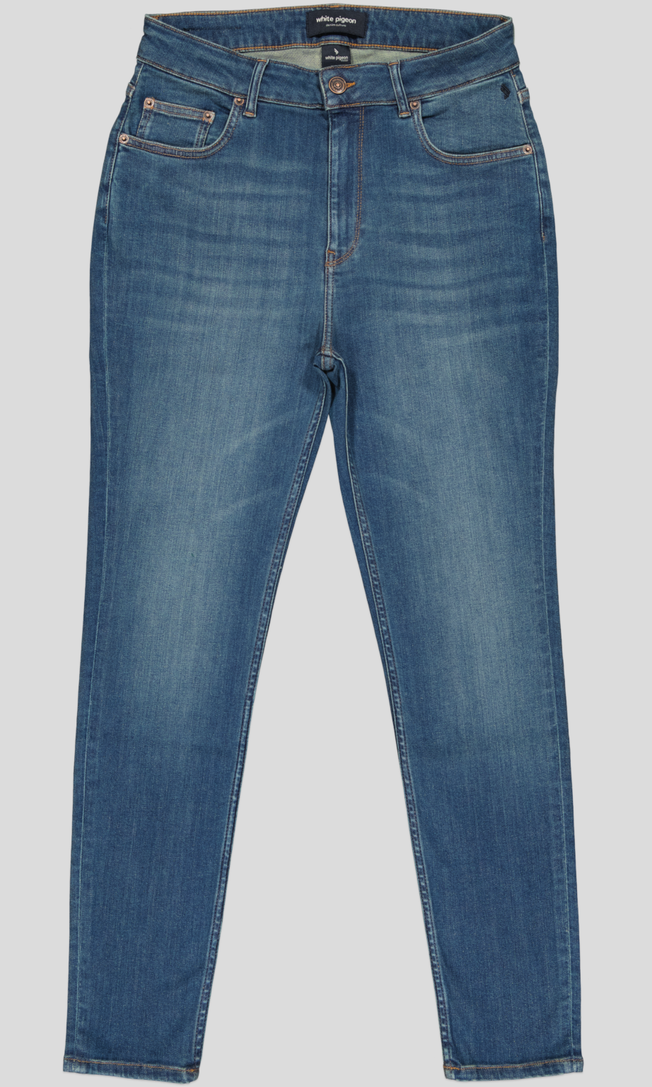 White Pigeon – PANTALON JEANS SLIM FIT – Light Vintage