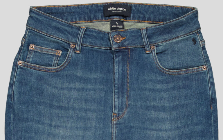 White Pigeon - PANTALON JEANS SLIM FIT - Light Vintage 6