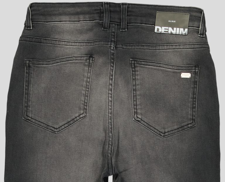 White Pigeon - PANTALON JEANS SLIM FIT - Noir Vintage 6