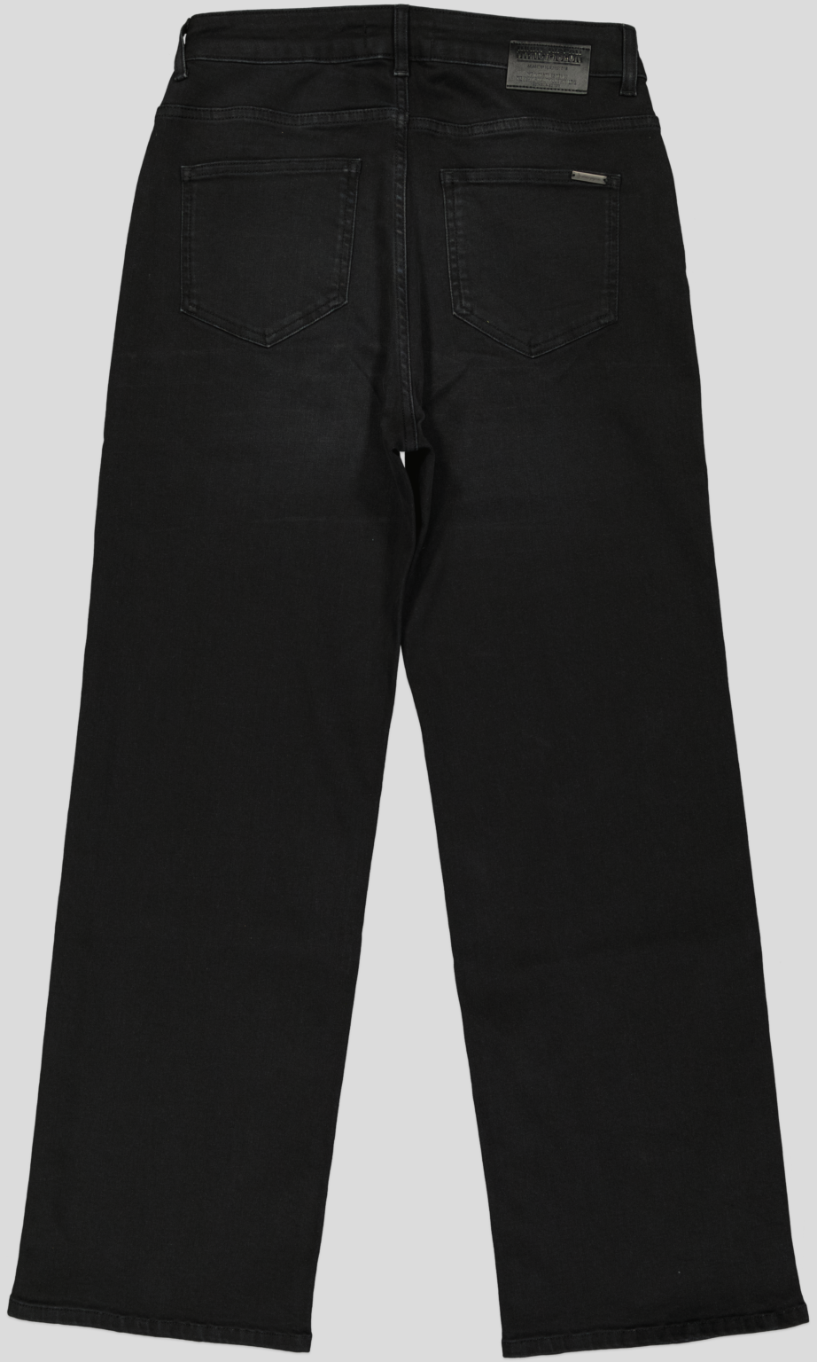 White Pigeon -PANTALON JEANS FEMME STRAIGHT STR - BK / BK STR 2