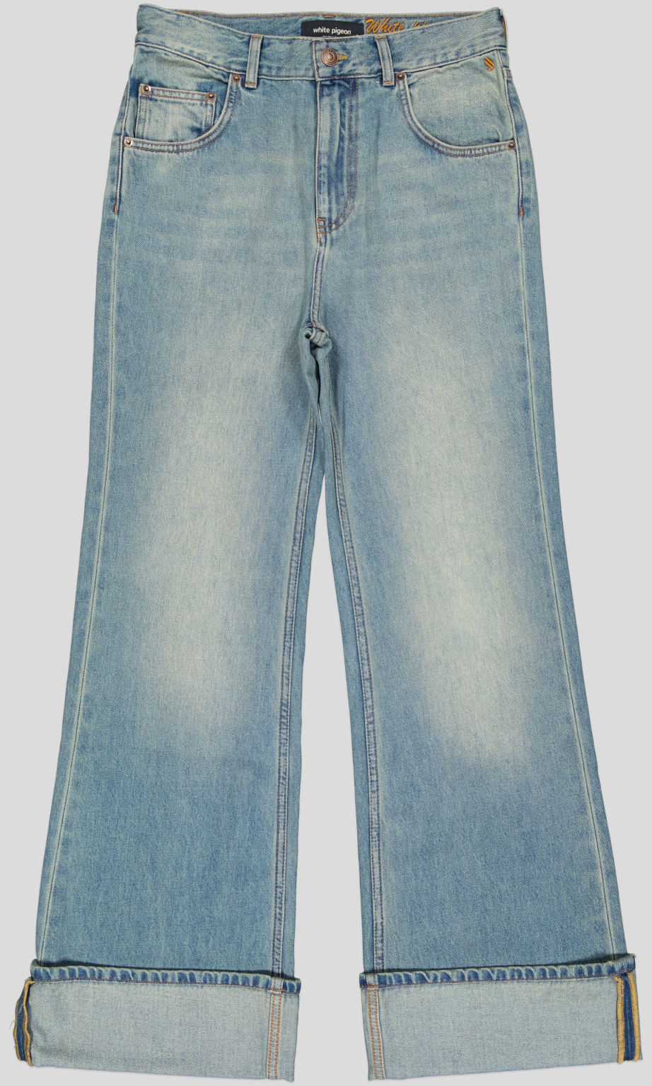 White Pigeon -PANTALON LARGE – Light Vintage