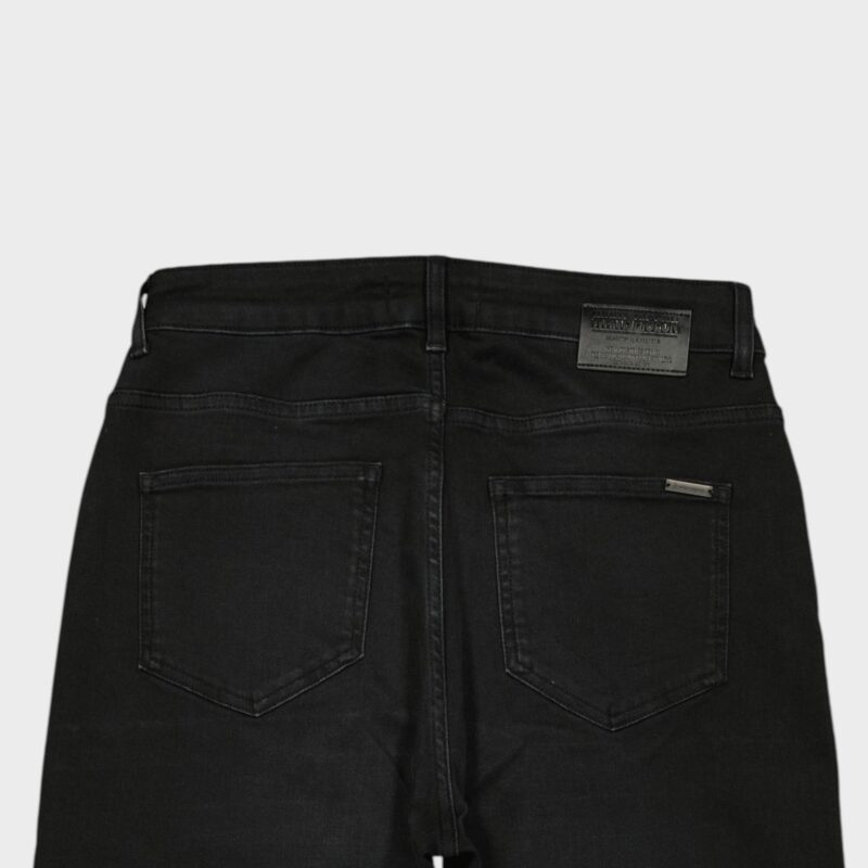 White Pigeon -PANTALON STRAIGHT LARGE FIT - Noir Used 6