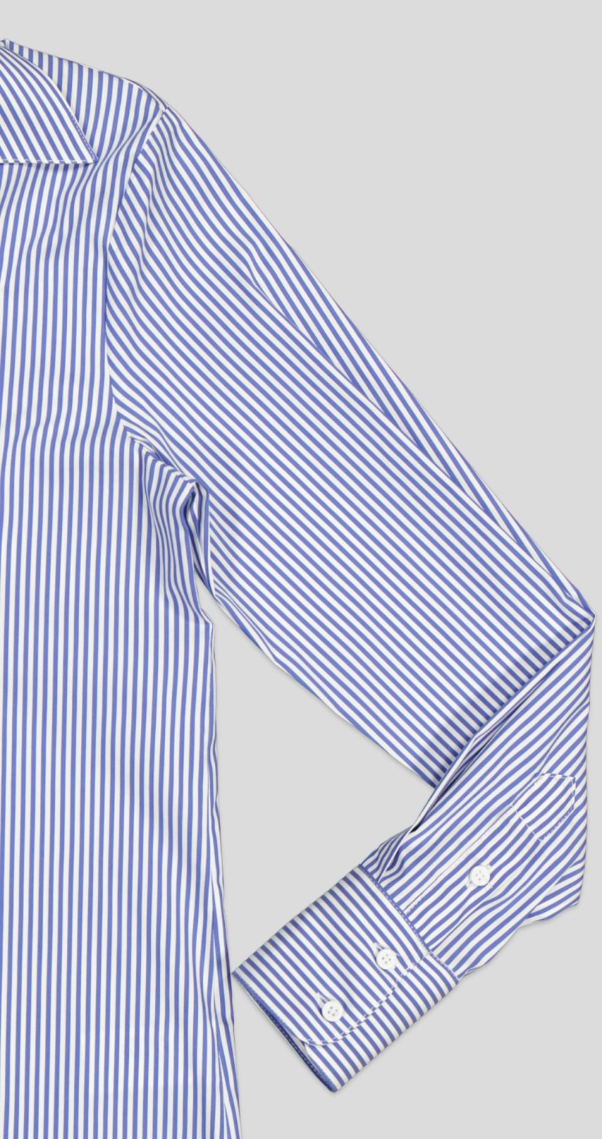 White Pigeon - CHEMISE OXFORD REGULAR FIT - Bleu 4