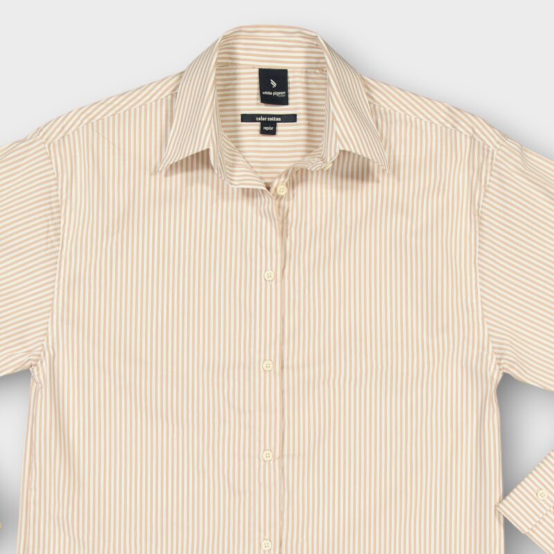 White Pigeon - CHEMISE FEMME REGULAR FIT - Beige 3