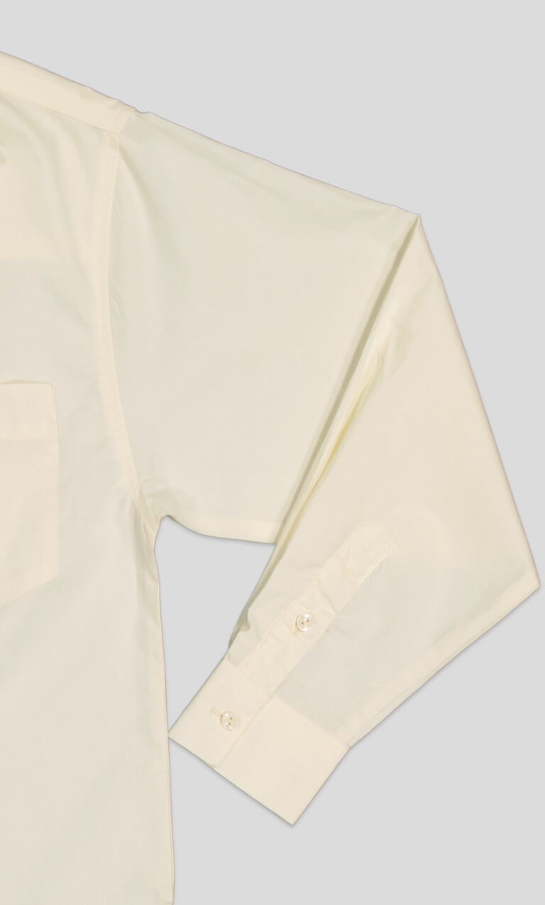 White Pigeon - CHEMISE GABARDINE REGULAR FIT - Ecru 5
