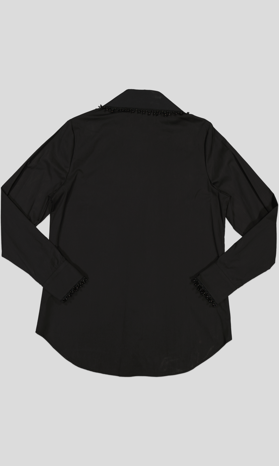 White Pigeon -Chemise élégantes avec mélange de tons verts, beiges et noirs - Noir 2