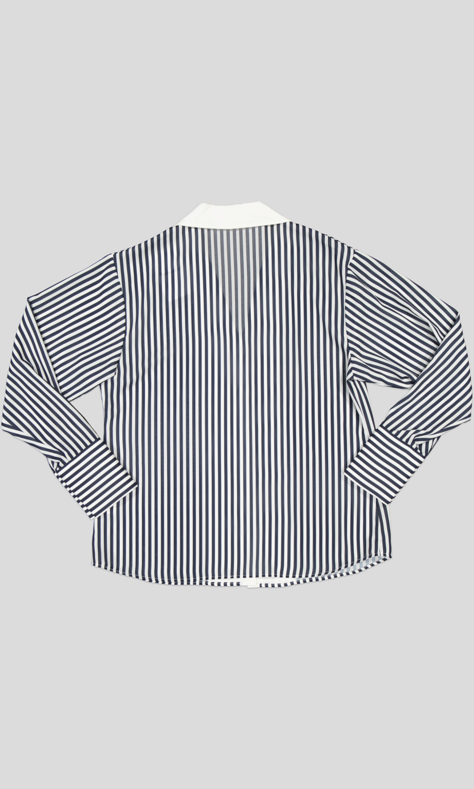 White Pigeon - Chemise à rayures élégantes - Marine 3
