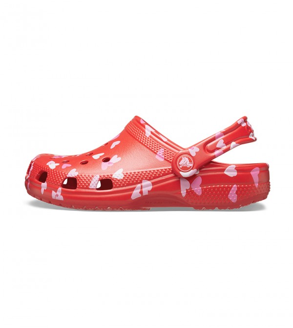 Crocs - Sabots classiques pour tout-petits pour la Saint-Valentin - Rouge Cur 2