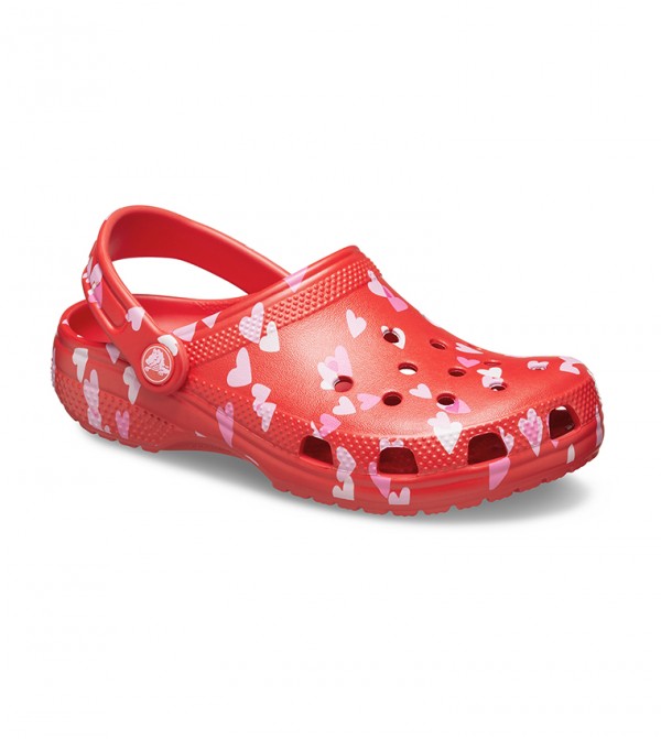 Crocs - Sabots classiques pour tout-petits pour la Saint-Valentin - Rouge Cur 5