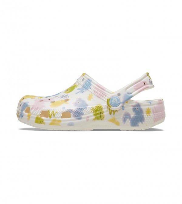 Crocs - Sabots classiques pour enfants à motifs d'animaux - pastel  Blanc 2