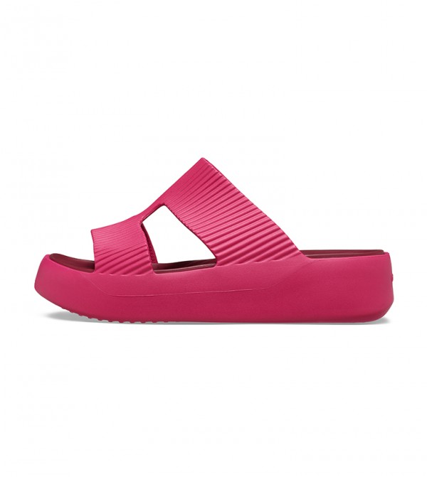 Crocs - Bretelles en H pour plateforme - Rose Fushia 2