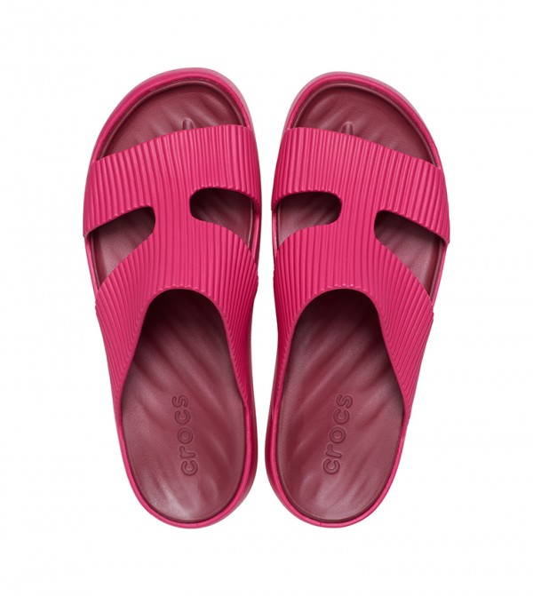 Crocs - Bretelles en H pour plateforme - Rose Fushia 4