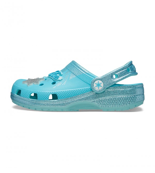Crocs - Sabots classiques La Reine des Neiges Elsa pour tout-petits - Bleu Elsa 2