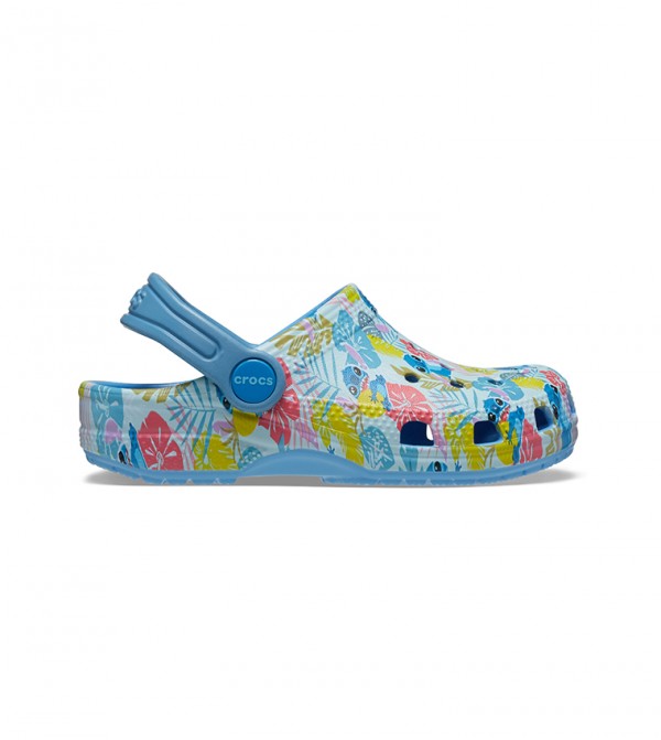 Crocs – Sabots classiques Stitch pour tout-petits – Bleu