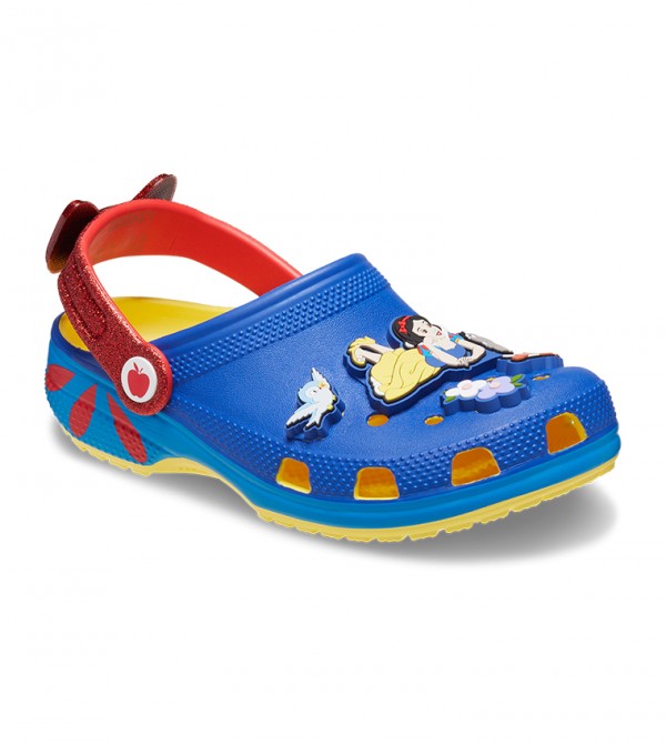 Crocs - Sabots classiques Blanche-Neige pour enfants - Bleu/Jaune/Rouge 5