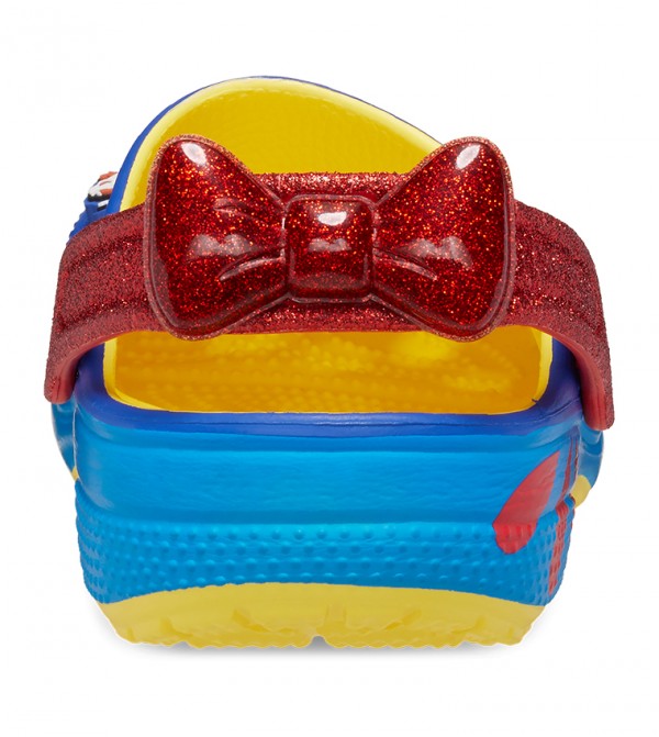 Crocs - Sabots classiques Blanche-Neige pour enfants - Bleu/Jaune/Rouge 6