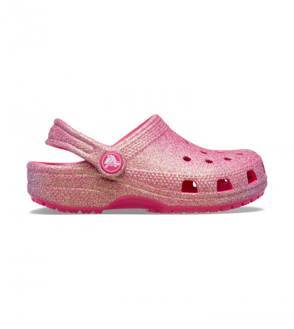Crocs – Sabots classiques à paillettes irisées pour Fille – Fruit du dragon