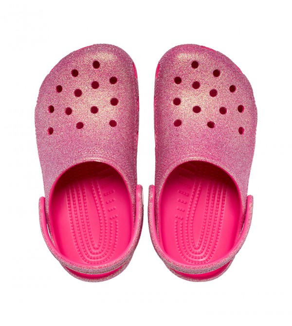 Crocs - Sabots classiques à paillettes irisées pour Fille - Fruit du dragon 4