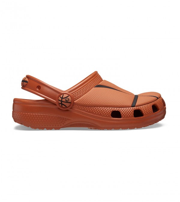 Crocs – Sabots de basket classiques pour tout-petits – Orange