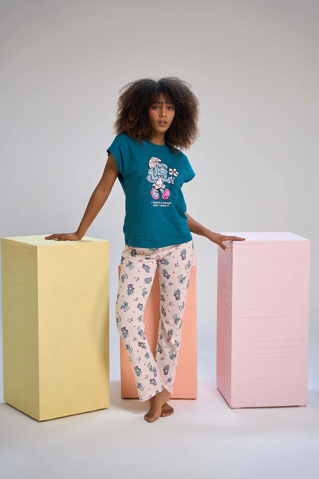 Adora – PYJAMA COTON SMURFETTE PANTALON