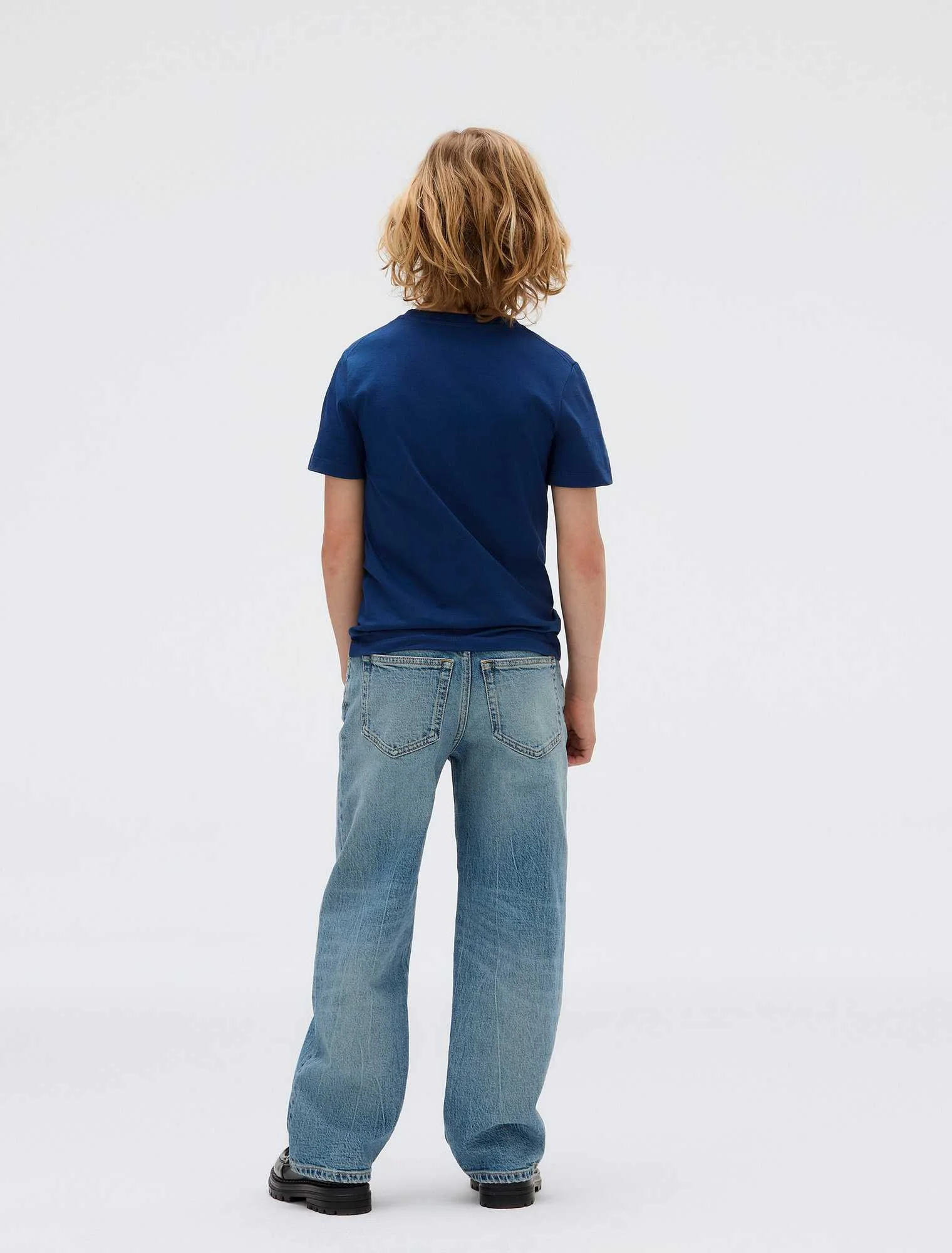 Calvin Klein - T-shirt à logo pour enfants - Bleu Marine 2