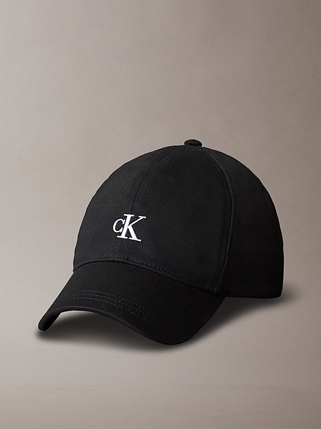 Calvin Klein – Casquette avec logo en sergé pour enfant – CK Noir