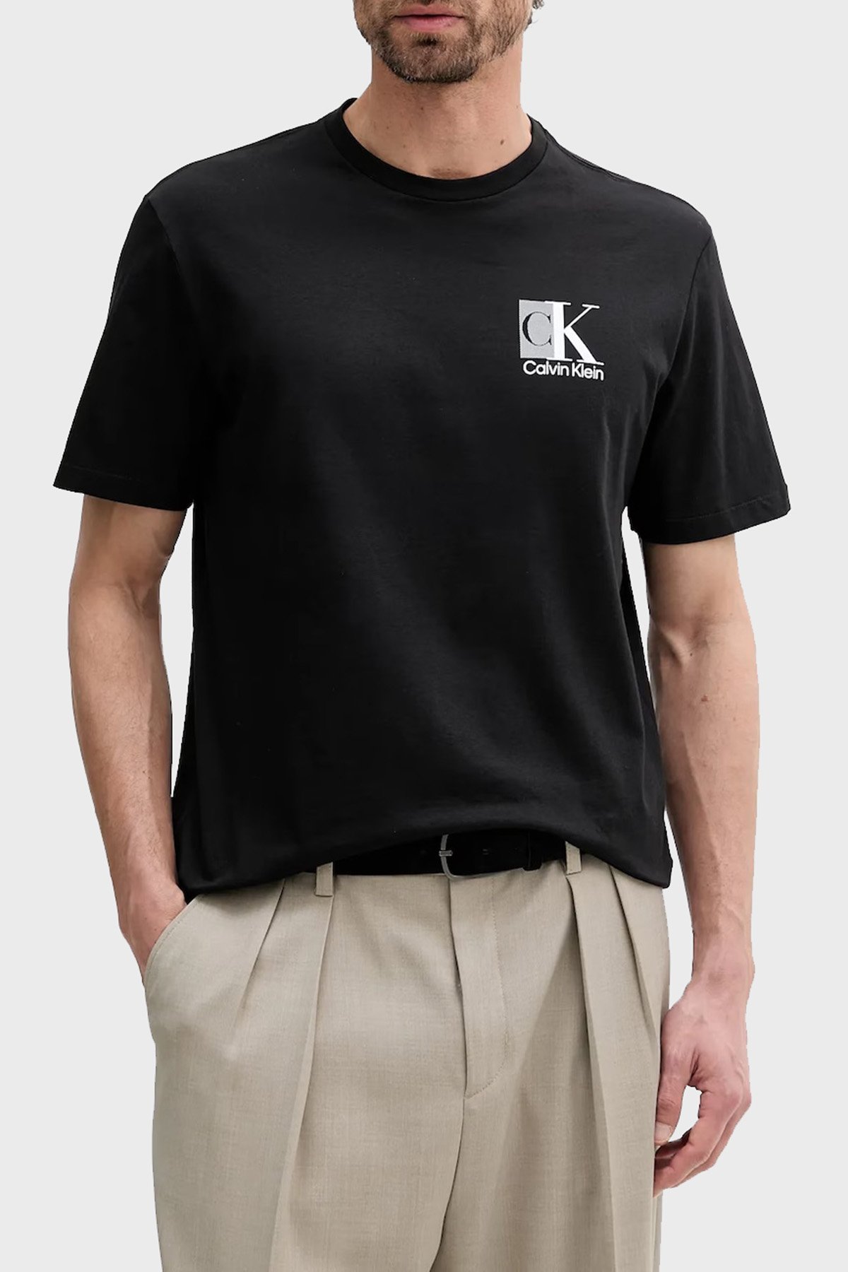 Calvin Klein - T-shirt homme en coton Calvin Klein LV04RC853G UB1 - Noir 2