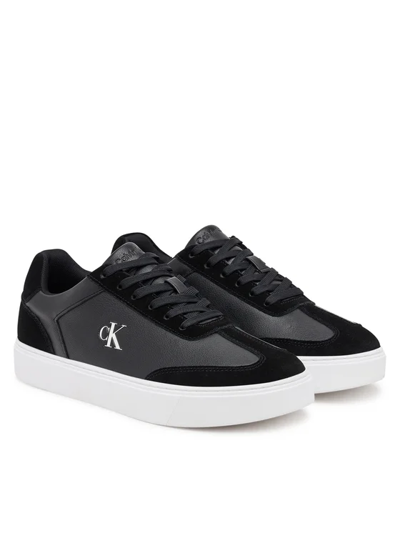 Calvin Klein - Baskets Classic Cupsole Laceup Wt Mix YM0YM01429 - Noir 6