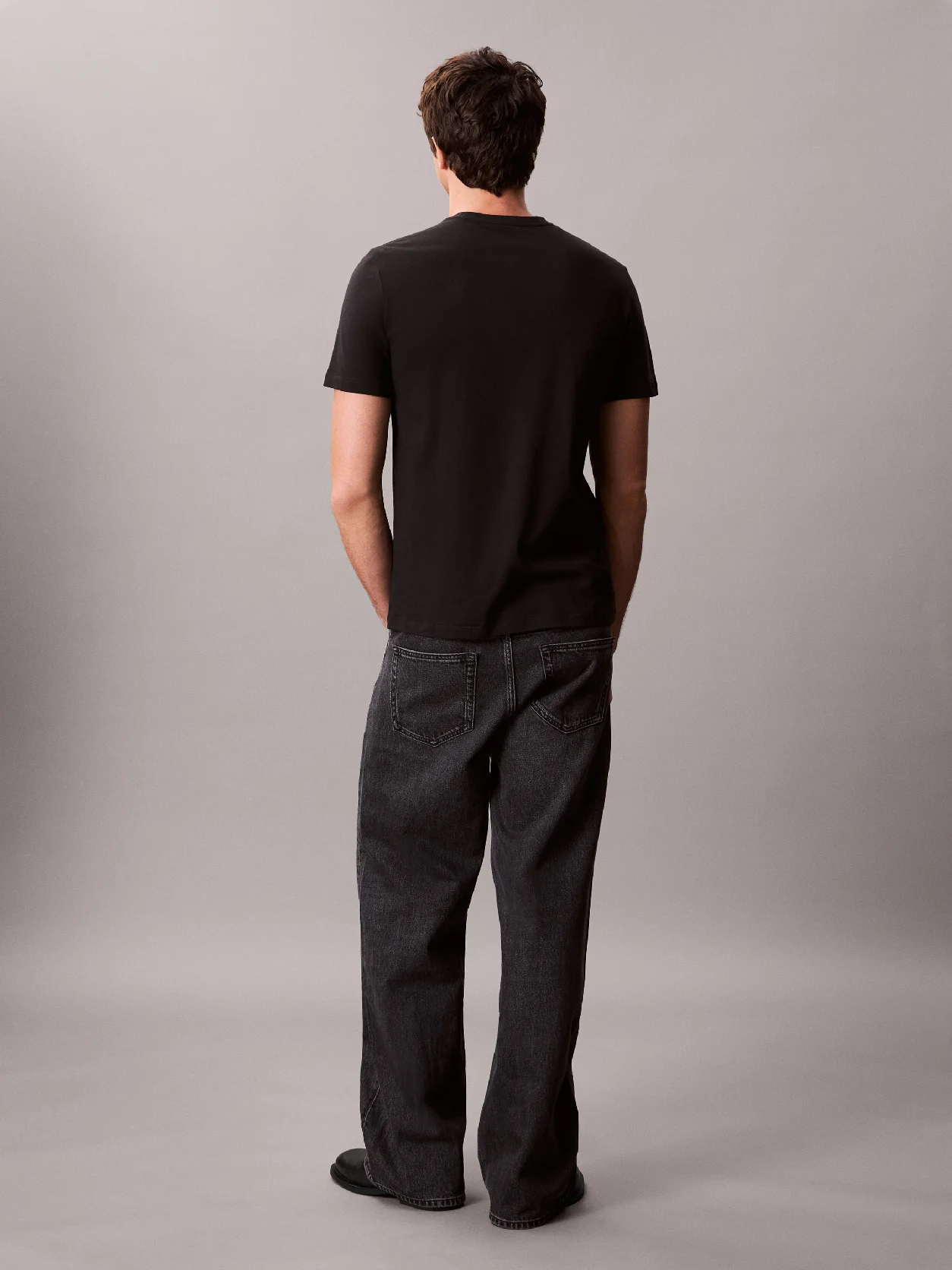 Calvin Klein - T-shirt à manches courtes-Noir 3