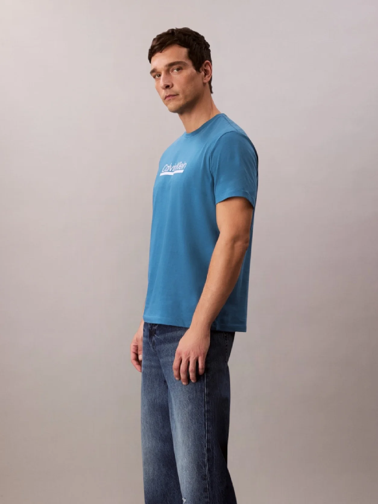 Calvin Klein - T-shirt à manches courtes - Acier bleu 2