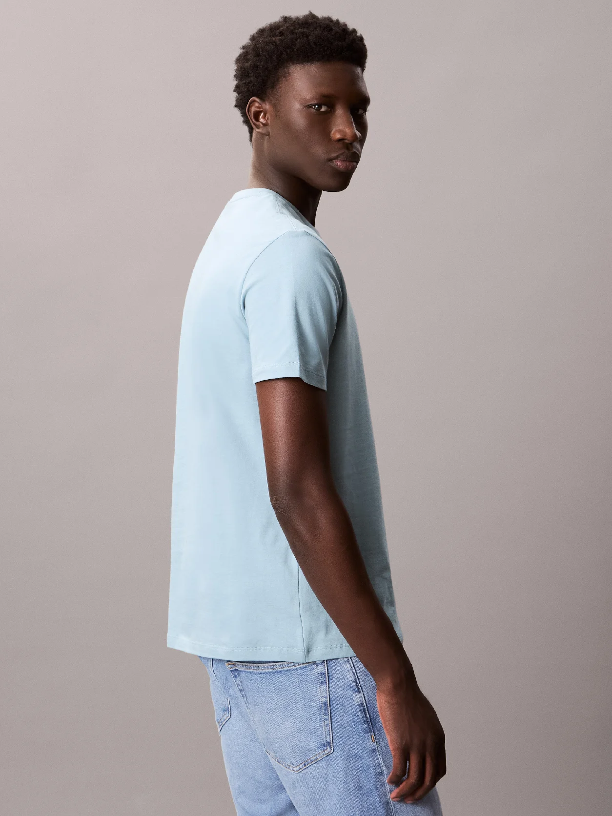 Calvin Klein - T-shirt à manches courtes - Bleu pierre 2