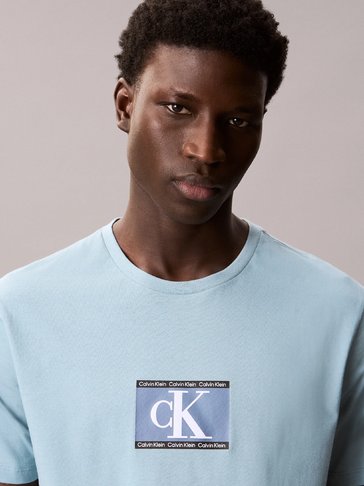 Calvin Klein - T-shirt à manches courtes - Bleu pierre 4