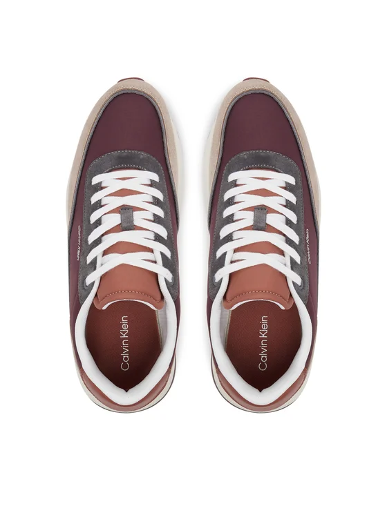 Calvin Klein - Baskets basses à lacets Repreve Mix HM0HM01714 - Marron 2