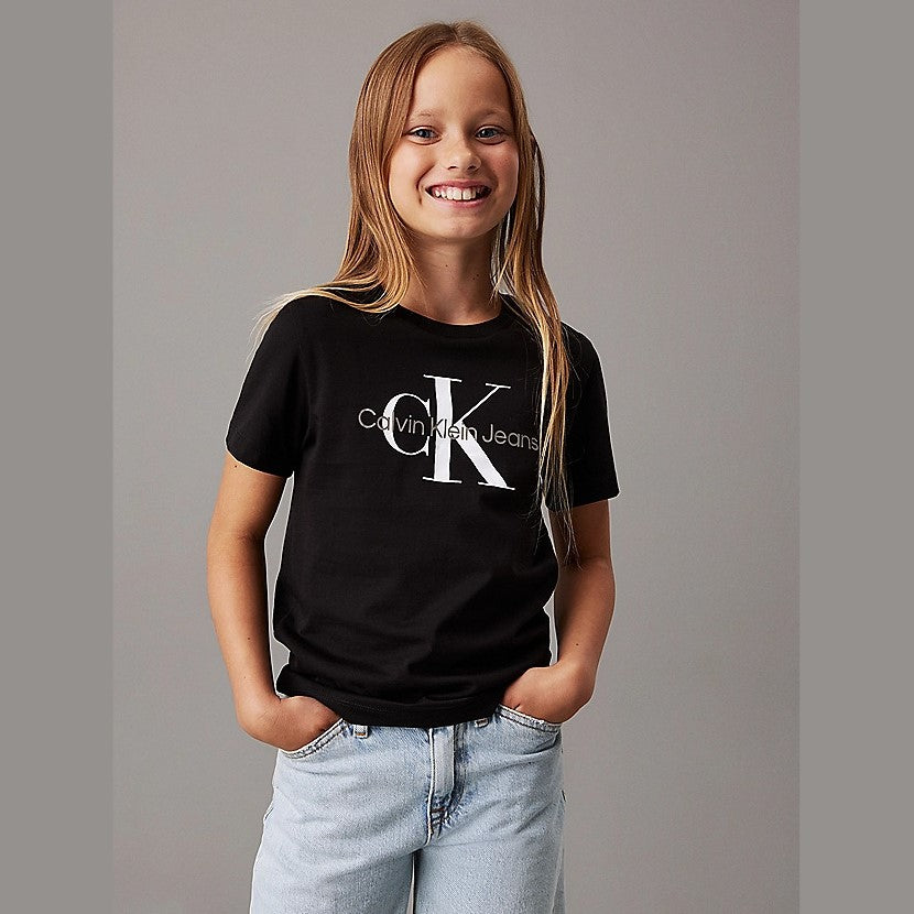 Calvin Klein - T-shirt noir unisexe CALVIN KLEIN avec logo central - Noir 5