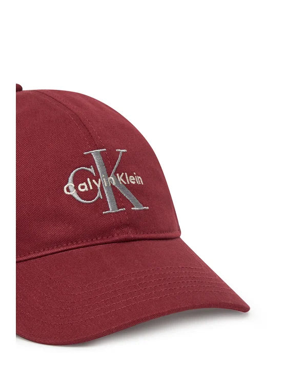 Calvin Klein - Casquette à visière rouge LV04G5004G - Deep Rouge 2