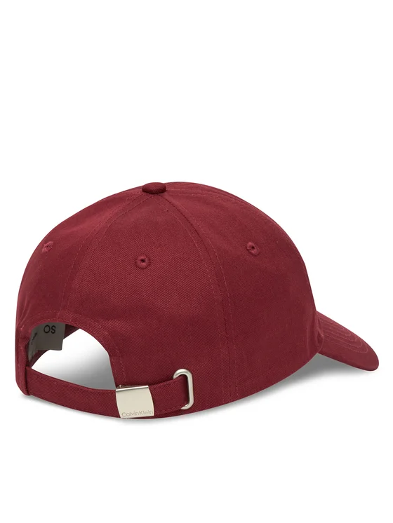 Calvin Klein - Casquette à visière rouge LV04G5004G - Deep Rouge 3
