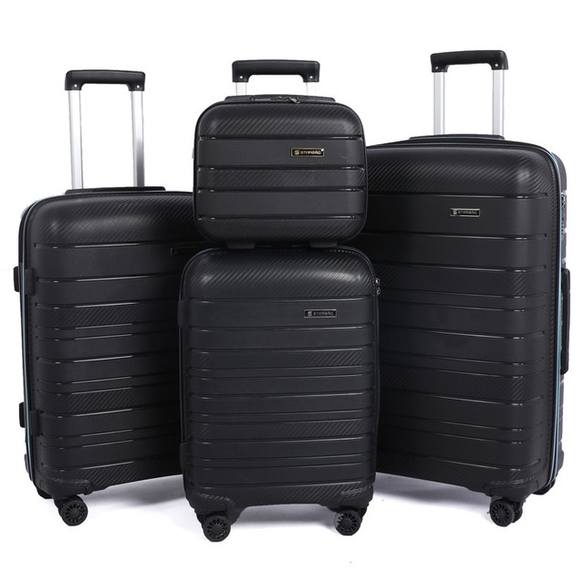 STARBAG - Série de 4 valises en polypropylène incassable Noir Bleu Ciel 2
