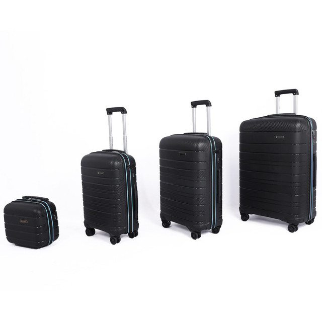 STARBAG - Série de 4 valises en polypropylène incassable Noir Bleu Ciel 8