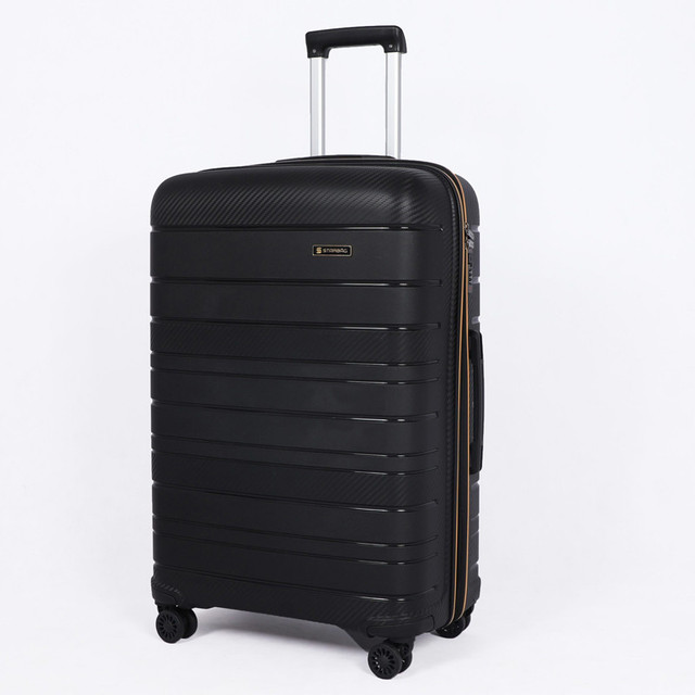 STARBAG - Série de 4 valises en polypropylène incassable Noir Jaune 5