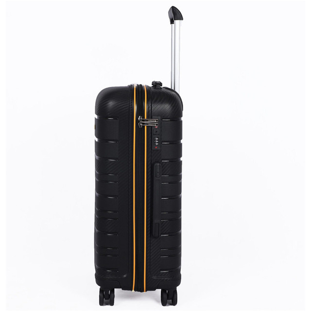 STARBAG - Série de 4 valises en polypropylène incassable Noir Jaune 6