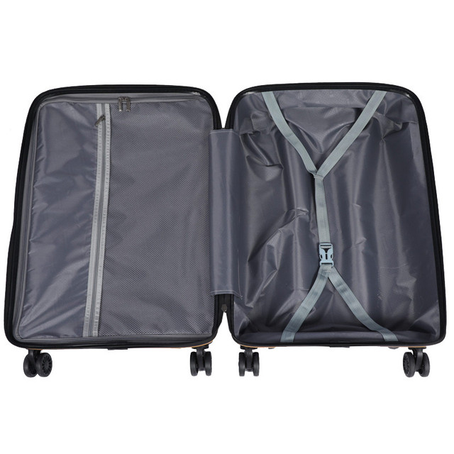 STARBAG - Série de 4 valises en polypropylène incassable Noir Jaune 7