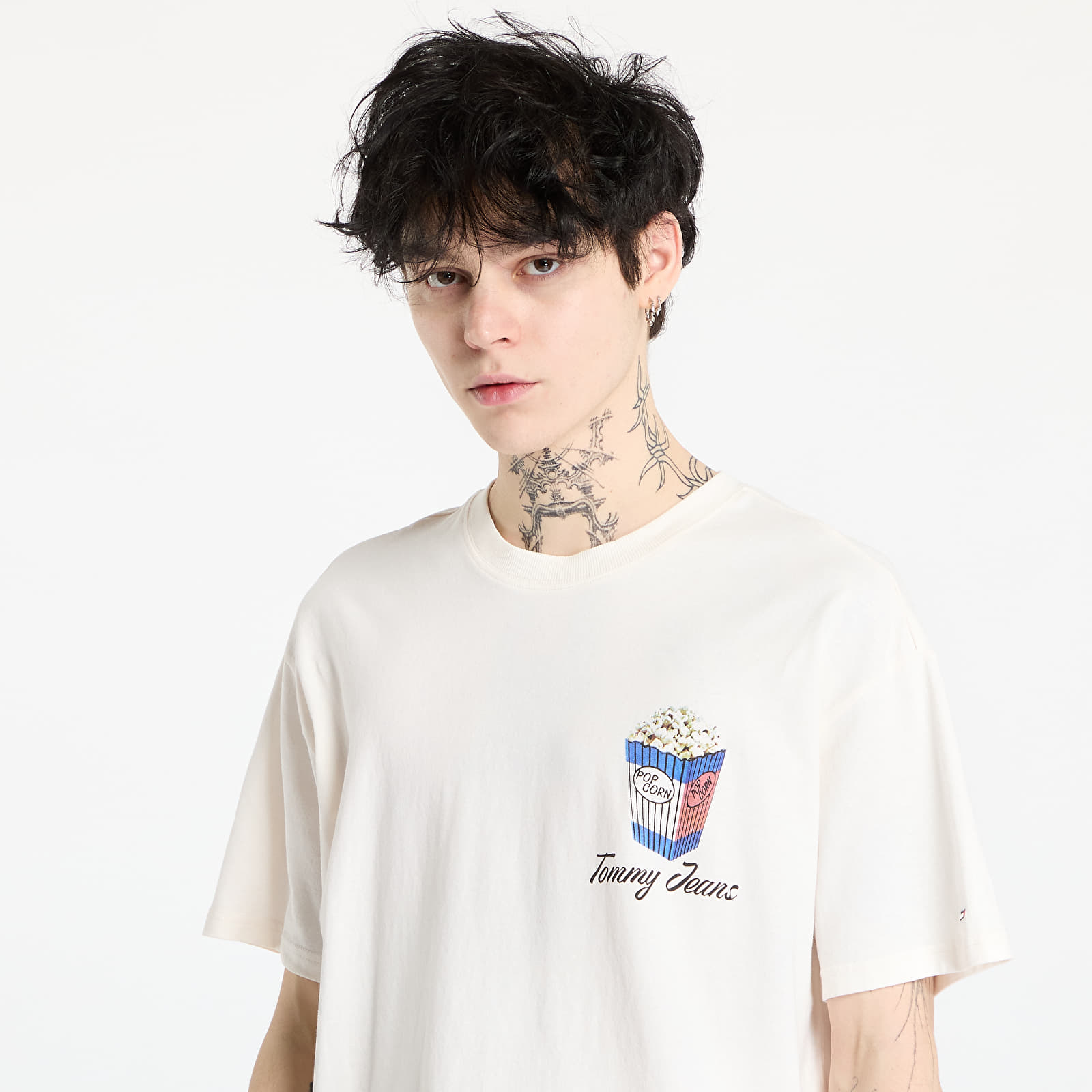 Tommy Hilfiger - T-shirt Tommy Jeans Relaxed Novelty 2 Tee - Blanc 2
