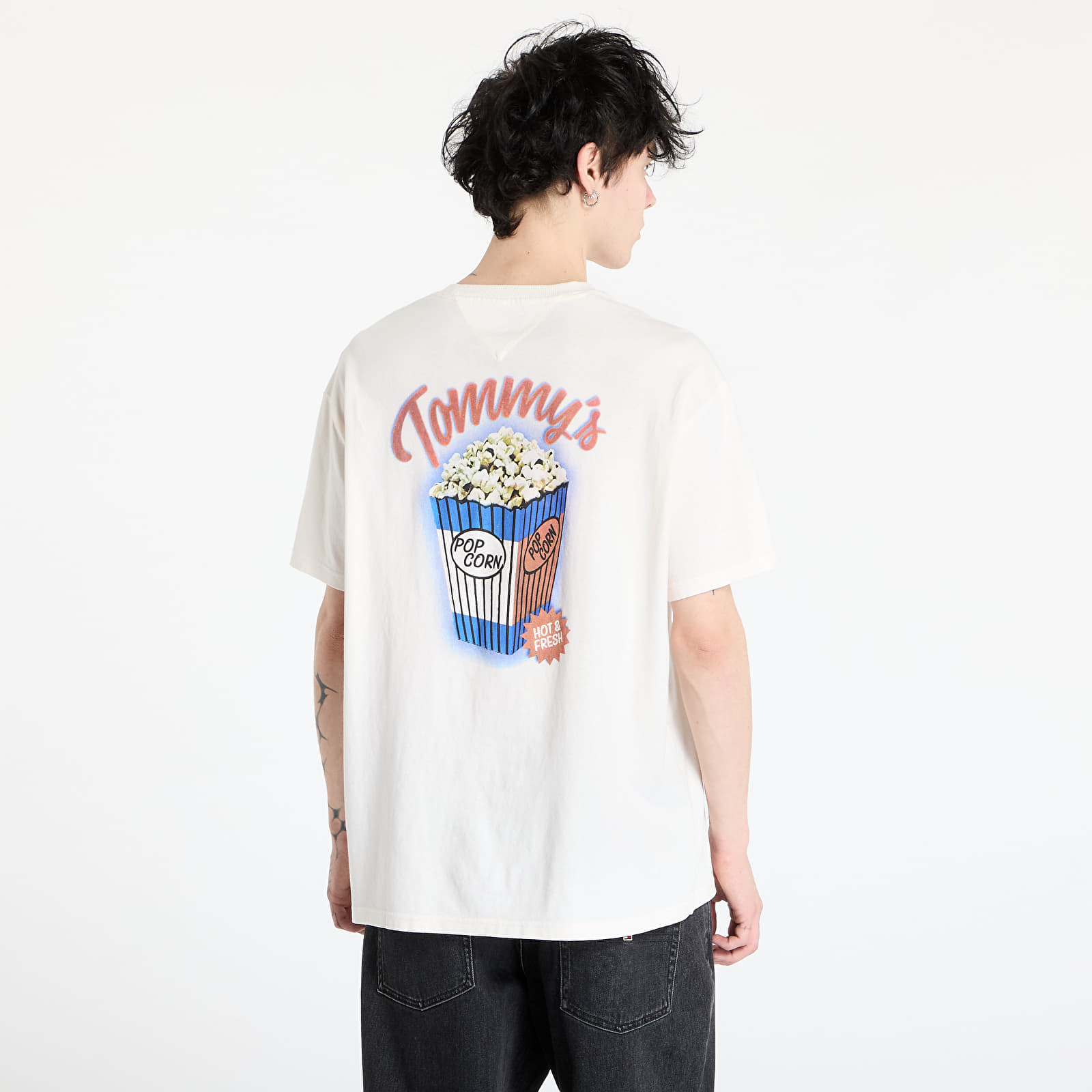 Tommy Hilfiger - T-shirt Tommy Jeans Relaxed Novelty 2 Tee - Blanc 3