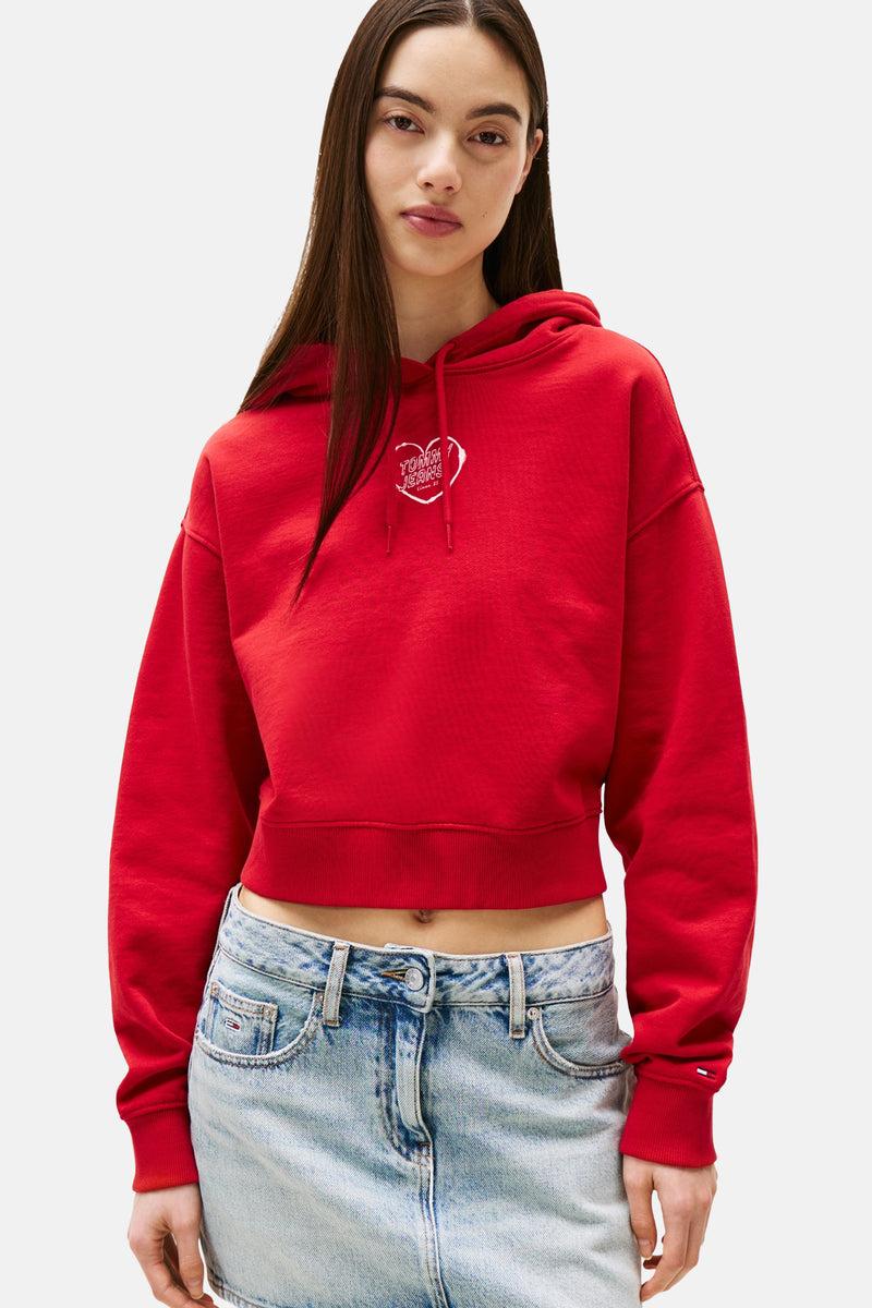 Tommy Hilfiger - TOMMY JEANS TJW RLX CRP HEART HO - Rouge 2