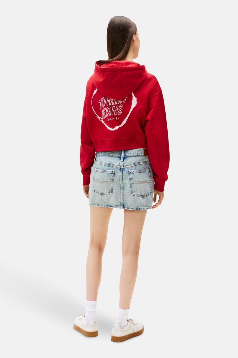 Tommy Hilfiger - TOMMY JEANS TJW RLX CRP HEART HO - Rouge 4