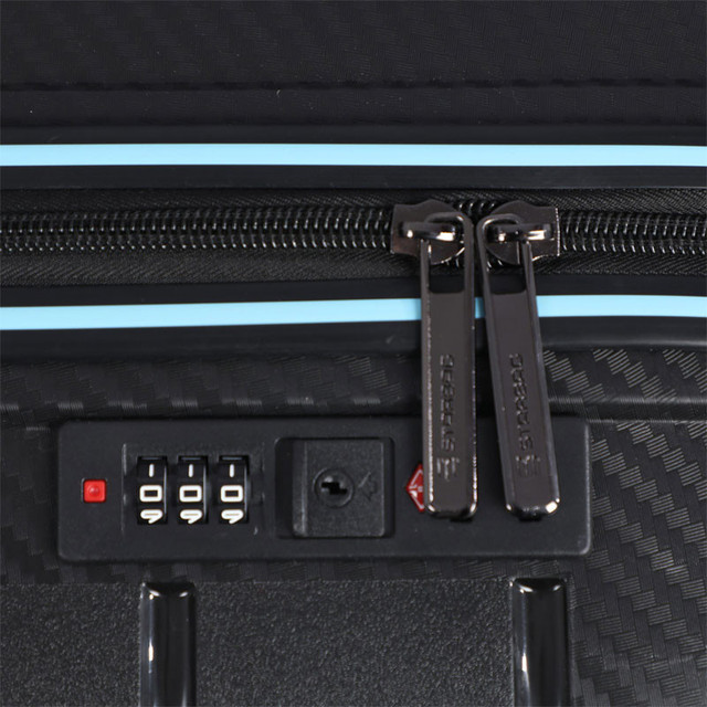 STARBAG - Série de 3 valises en polypropylène incassable Noir Bleu Ciel 4