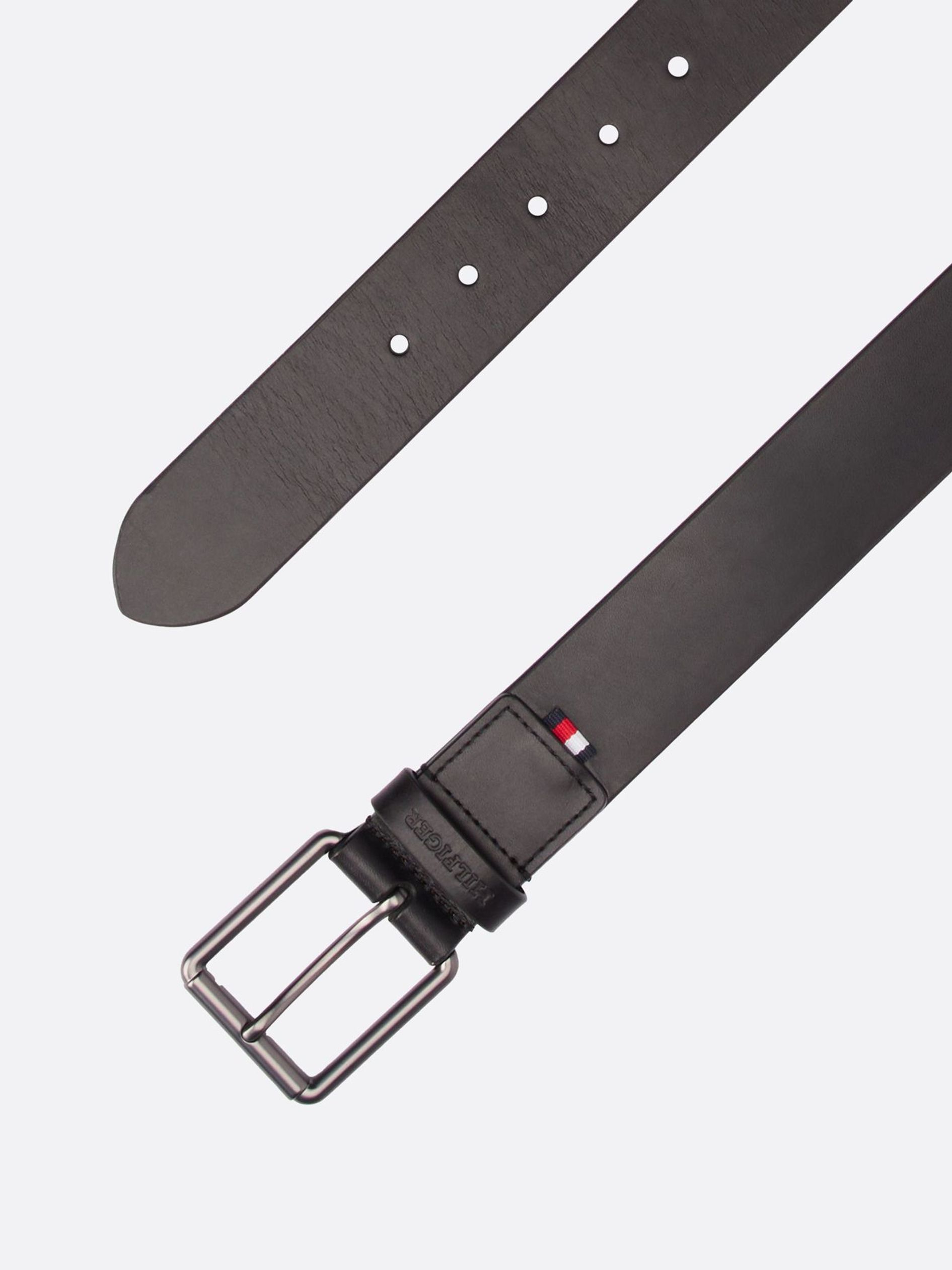 Tommy Hilfiger - Ceinture décontractée à boucle carrée - Noir 2