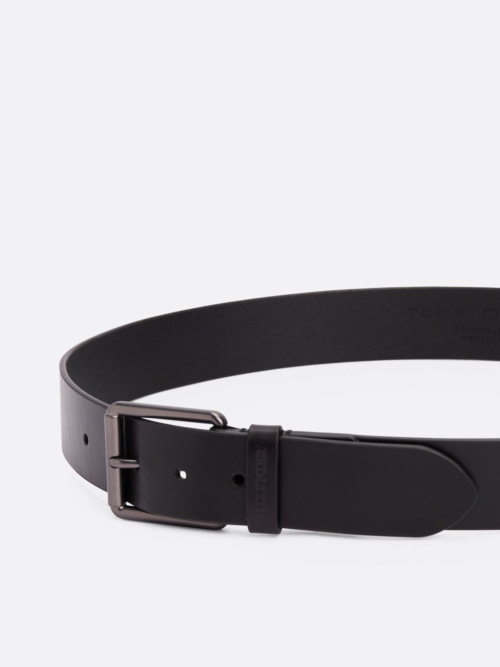 Tommy Hilfiger - Ceinture décontractée à boucle carrée - Noir 3